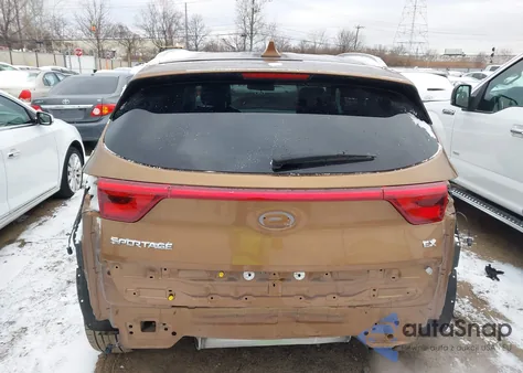 2017 Kia Sportage Ex из США, поврежденный, VIN KNDPNCAC9H7071999